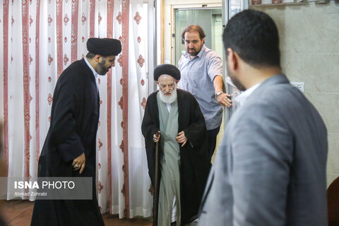 عکس | تصاویری از مرحوم آیت‌الله شبیری زنجانی؛ چهره‌ای ماندگار در فقه و اصول