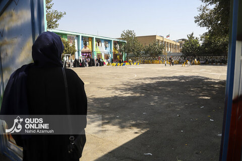 گزارش تصویری | برگزاری مراسم جشن شکوفه‌ها در دبستان سمیه مشهد