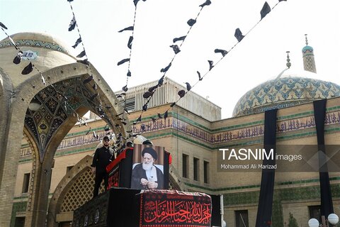 عکس| تشییع پیکر آیت‌الله العظمی شبیری زنجانی در قم