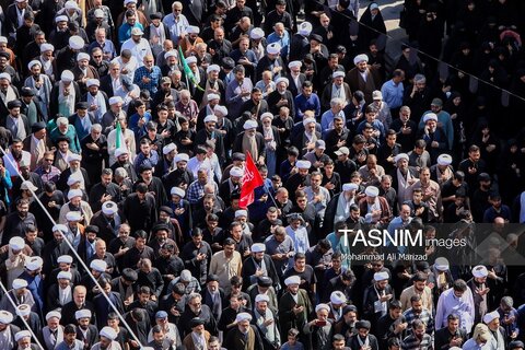 عکس| تشییع پیکر آیت‌الله العظمی شبیری زنجانی در قم