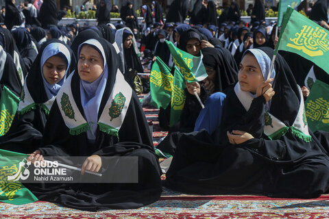 گزارش تصویری | آغاز سال تحصیلی دانش‌آموزان در حرم رضوی