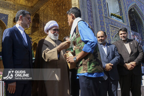 گزارش تصویری | آغاز سال تحصیلی دانش‌آموزان در حرم رضوی