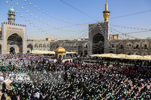 گزارش تصویری | آغاز سال تحصیلی دانش‌آموزان در حرم رضوی