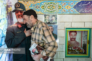 عکس | تصویری خاص از مراسم بزرگداشت سپهبد شهید محمد پاکپور - خنداب