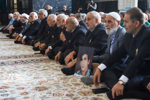 گزارش تصویری | برگزاری مراسم «مهمانی لاله‌ها» در حرم مطهر رضوی