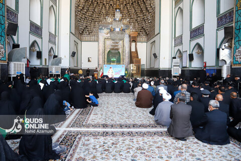 گزارش تصویری | برگزاری مراسم «مهمانی لاله‌ها» در حرم مطهر رضوی