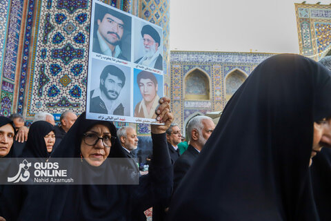 گزارش تصویری | برگزاری مراسم «مهمانی لاله‌ها» در حرم مطهر رضوی