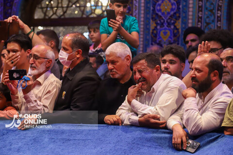 گزارش تصویری | برگزاری مراسم «مهمانی لاله‌ها» در حرم مطهر رضوی