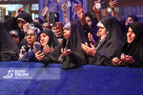 گزارش تصویری | برگزاری مراسم «مهمانی لاله‌ها» در حرم مطهر رضوی