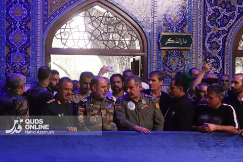 گزارش تصویری | برگزاری مراسم «مهمانی لاله‌ها» در حرم مطهر رضوی