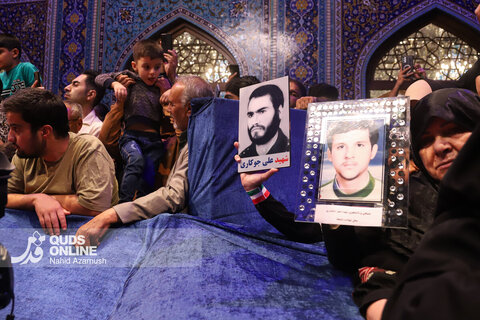 گزارش تصویری | برگزاری مراسم «مهمانی لاله‌ها» در حرم مطهر رضوی