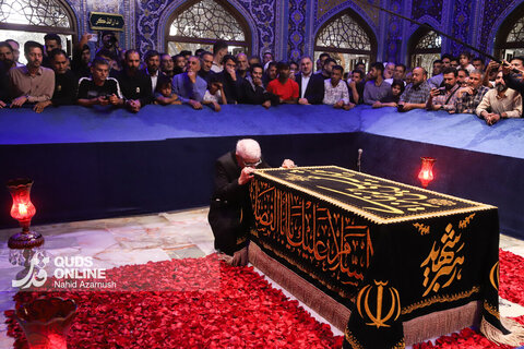 گزارش تصویری | برگزاری مراسم «مهمانی لاله‌ها» در حرم مطهر رضوی