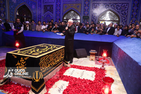 گزارش تصویری | برگزاری مراسم «مهمانی لاله‌ها» در حرم مطهر رضوی