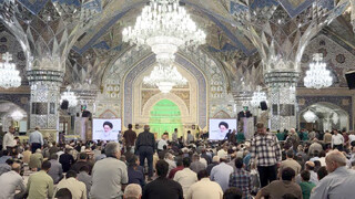 تکریم مقام علمی و اخلاقی آیت‌الله‌العظمی شبیری زنجانی در جوار خورشید هشتم