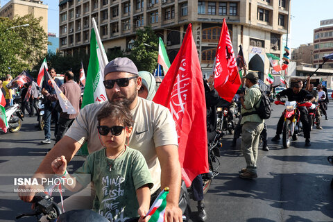 عکس | رزمایش موتور سواران جانفدای ایران