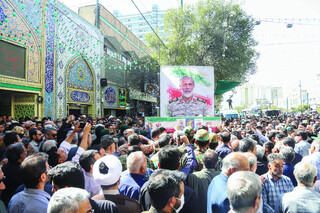 بدرقه پیکر سردار شهید ظریفی تا حرم مطهر امام مهربانی‌ها