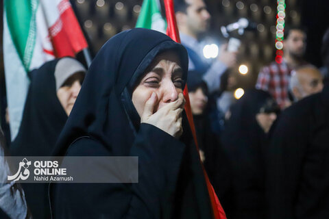 گزارش تصویری | مراسم وداع با پیکر سردار شهید «حسین ظریفی» در مشهد