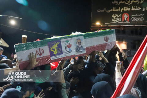 گزارش تصویری | مراسم وداع با پیکر سردار شهید «حسین ظریفی» در مشهد