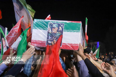گزارش تصویری | مراسم وداع با پیکر سردار شهید «حسین ظریفی» در مشهد