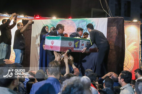 گزارش تصویری | مراسم وداع با پیکر سردار شهید «حسین ظریفی» در مشهد