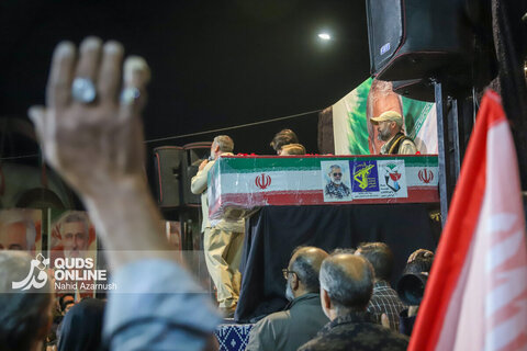 گزارش تصویری | مراسم وداع با پیکر سردار شهید «حسین ظریفی» در مشهد