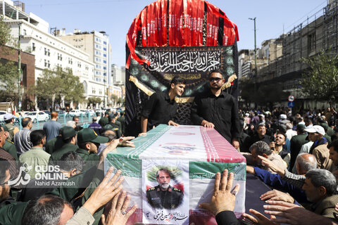 گزارش تصویری | تشییع پیکر سردار شهید حسین ظریفی در مشهد
