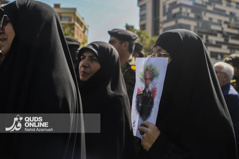 گزارش تصویری | تشییع پیکر سردار شهید حسین ظریفی در مشهد