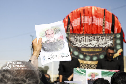 گزارش تصویری | تشییع پیکر سردار شهید حسین ظریفی در مشهد
