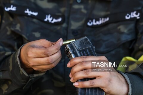 عکس | نخستین دوره آموزش نظامی بانوان «جان‌فدا»