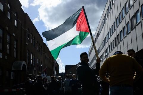 فیلم | فرانسه زیر موج پرچم‌های فلسطین؛ اعتراضات وایرال شد!