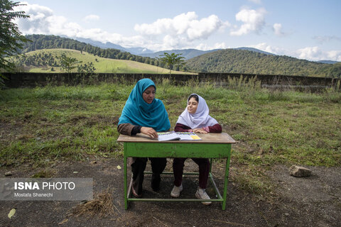  دبستان شهید سلیمانی روستای ازنی؛ مدرسه‌ای با یک دانش آموز