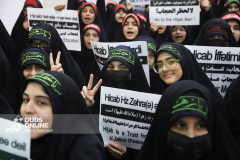 گزارش تصویری | آغاز پویش حمایت از حجاب دختران آذربایجانی در مشهد