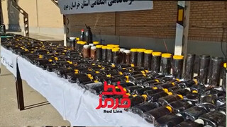 کشف دو تن مواد مخدر و تشویق نقدی ماموران توسط فرمانده