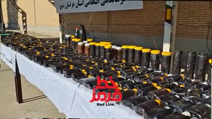 کشف دو تن مواد مخدر و تشویق نقدی ماموران توسط فرمانده