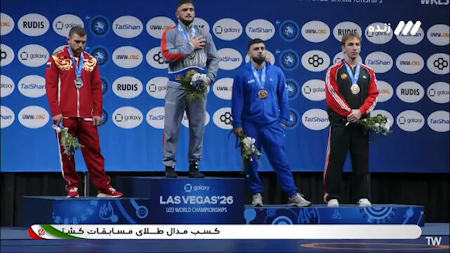فیلم | طلایی شدن ۲ آزادکار ایران در آمریکا؛ پرچم کشورمان به اهتزاز درآمد