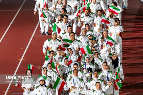 عکس | تصاویری  از مراسم افتتاحیه بازی‌های پاراآسیایی ناگویا