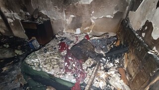 محبوسی یک زن در حریق منزل مسکونی