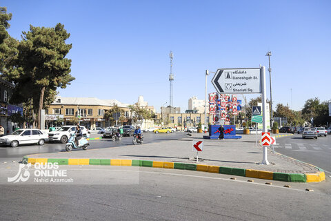 گزارش تصویری | بازگشت تابلوهای خیابان های دانشگاه و کوهسنگی