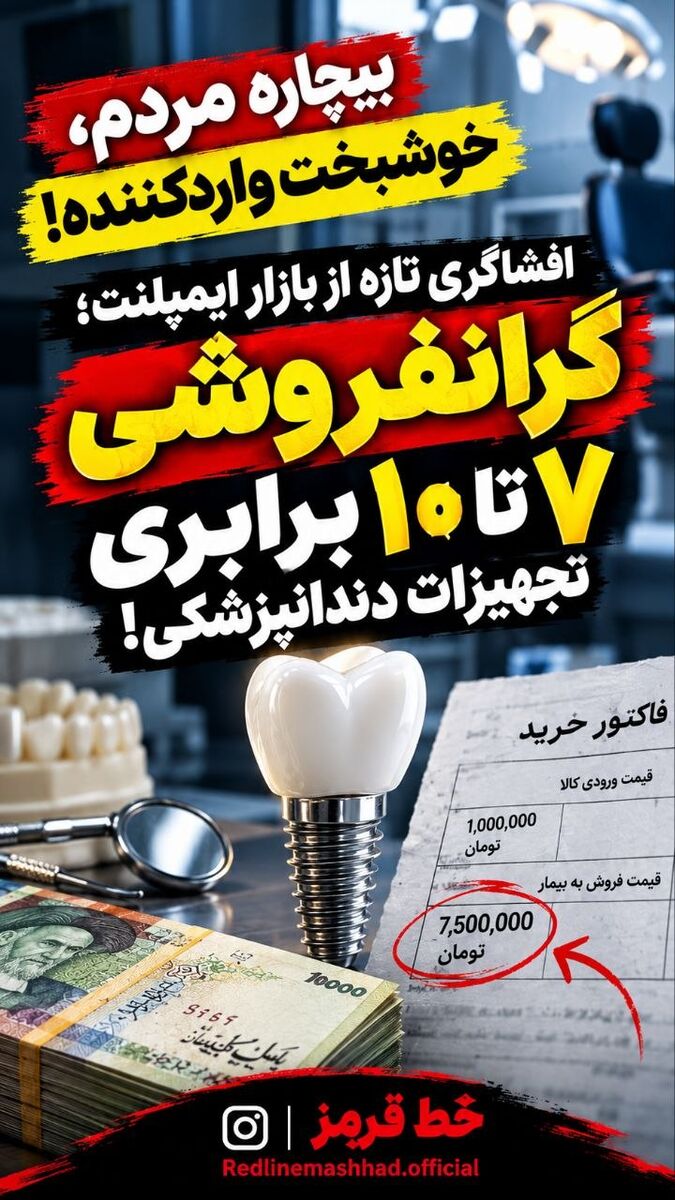 اختلاف ۷ برابری قیمت تجهیزات دندان‌پزشکی؛ از یک میلیون تا ۷.۵ میلیون تومان