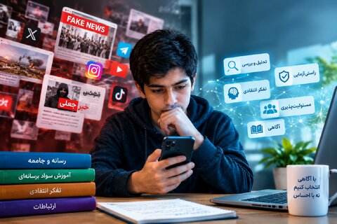 وقتی دروغ، لباس واقعیت می‌پوشد  /  ضرورت سواد رسانه‌ای در عصر هوش مصنوعی