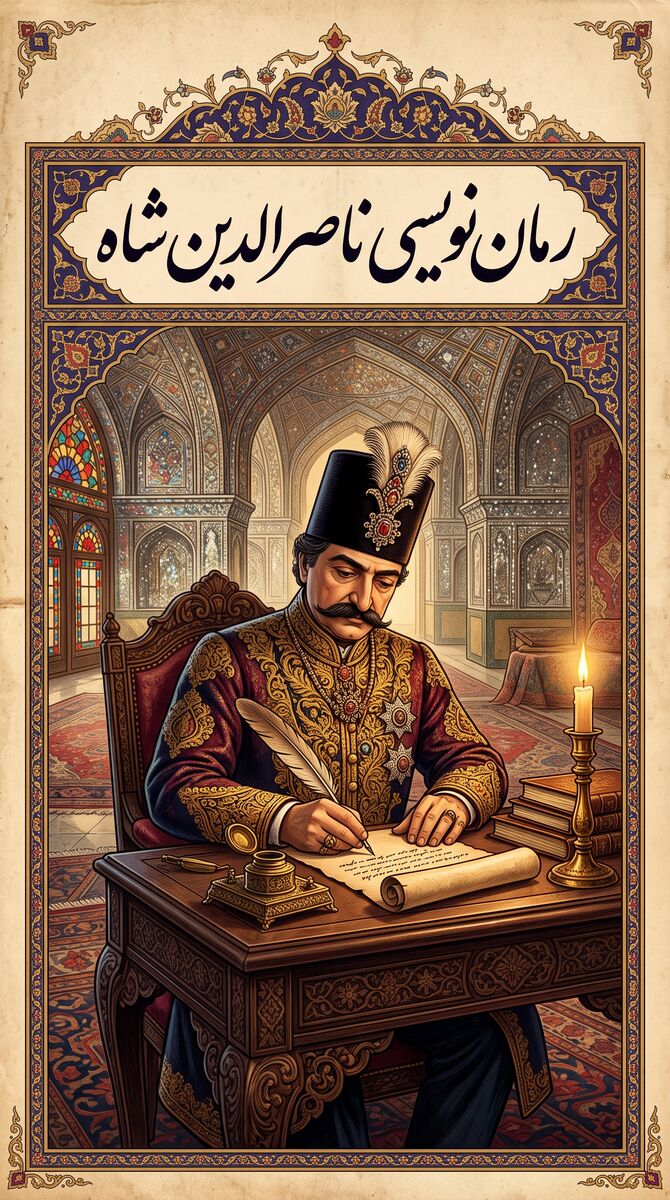 ناصرالدین شاه؛ نخستین رمان‌نویس ایران!