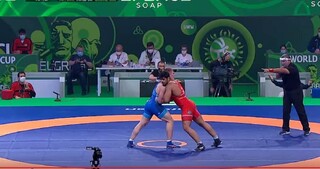 جام جهانی کشتی فرنگی /  ساروی از رسیدن به فینال بازماند و به رده‌بندی رفت