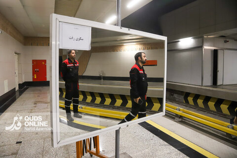 گزارش تصویری | بازدید اصحاب رسانه از فاز یک خط سه قطار شهری مشهد