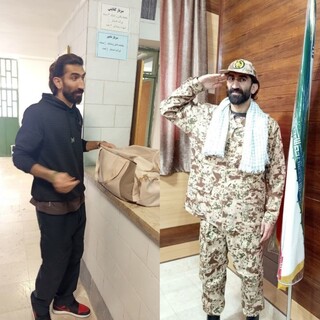 عکس |  اولین تصویر از «بیرانوند» در پادگان