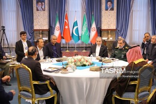 عکس | تصاویری از نشست چهارجانبه ایران، پاکستان، ترکیه، عربستان