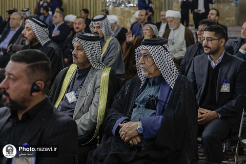 عکس | تصاویری از دیدار شیوخ و سران غیور عشایر عراق و خوزستان با تولیت آستان قدس رضوی