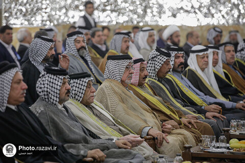عکس | تصاویری از دیدار شیوخ و سران غیور عشایر عراق و خوزستان با تولیت آستان قدس رضوی